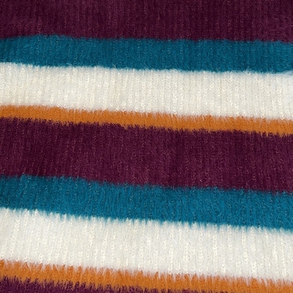 Free People Fig Jam Combo Ciara Fuzzy Sweater Mini Skirt size Small - Picture 12 of 13